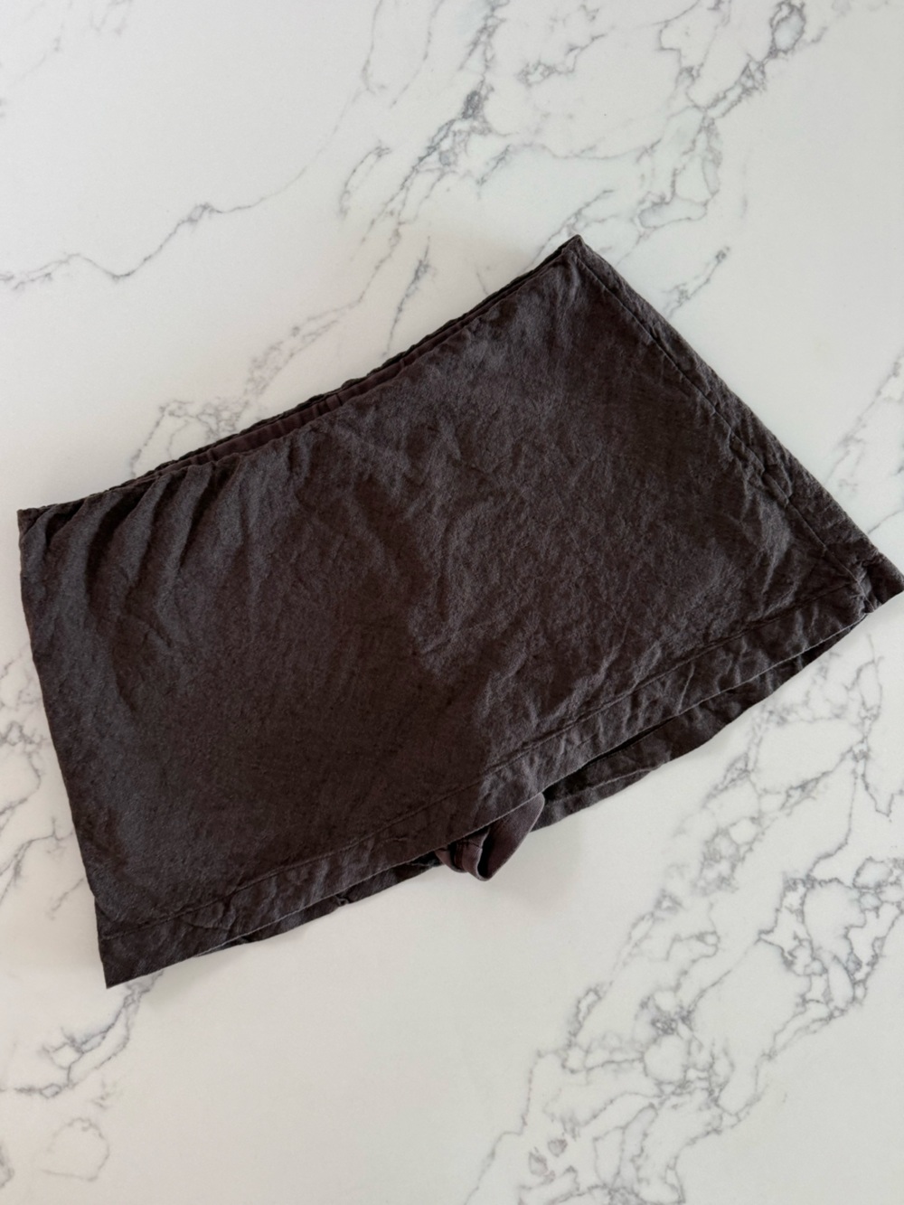 Free People Free-Est My Little Micro Mini Skort - Double Espresso - Size Large - Picture 2 of 9